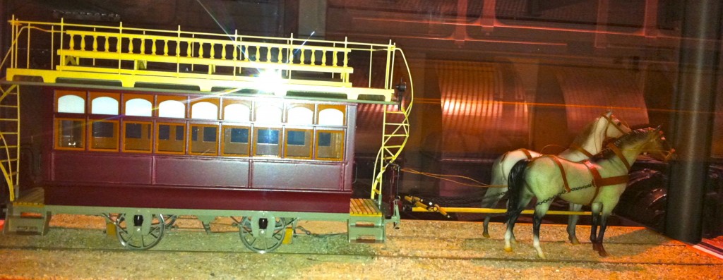 tram world model with horses