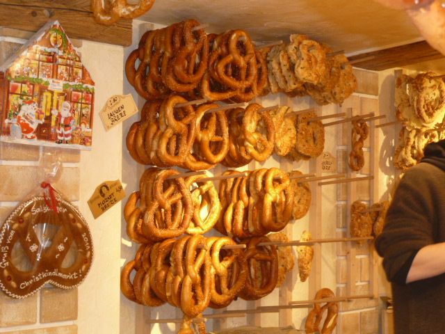 salzburg christmas markets pretzel stand salzburg christmas markets pretzel stand