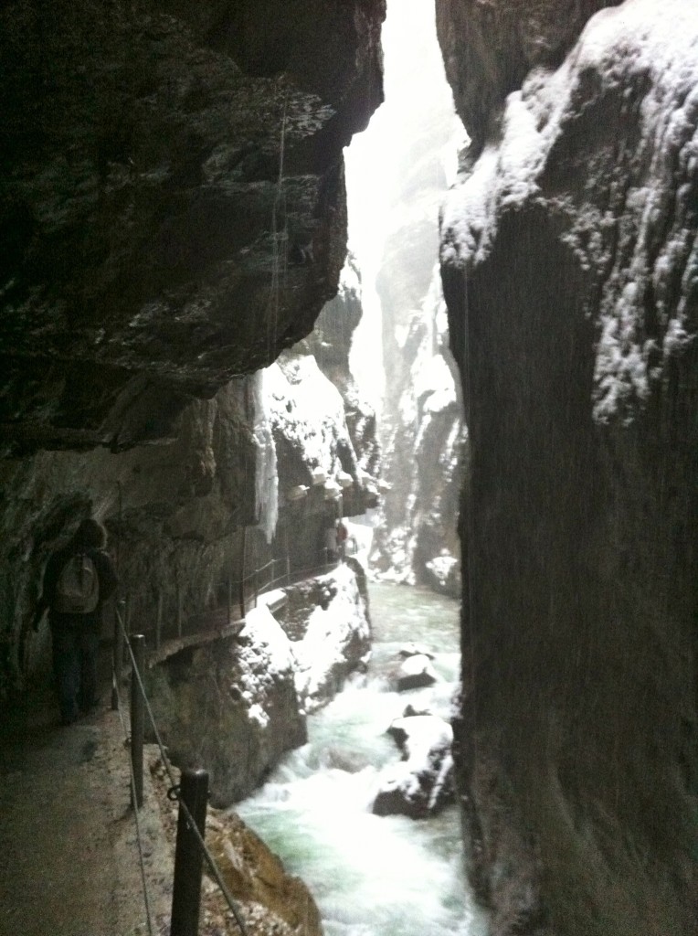 Partnachklamm in Garmisch Partenkirchen, Bavaria, Germany